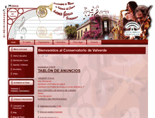 Tablet Screenshot of conservatoriovalverde.com